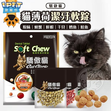 【愛寵物】Cat Glory驕傲貓 貓薄荷潔牙軟錠 貓點心 貓咪零食 貓咪點心 寵物零食 貓食品 單包 小包裝 六口味