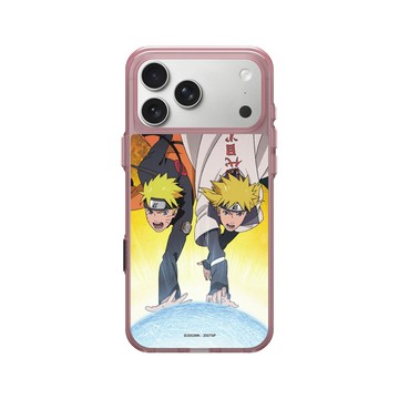 iPhone 17 Pro Max Clear (相機按鈕) 晶醺玫 - 火影忍者 Naruto - 漩渦鳴人&波風水門