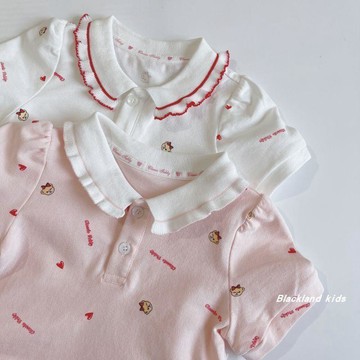🎀biubiu童裝🎀女童夏裝新款女寶寶T恤短袖休閒洋氣打底潮款polo衫兒童滿印