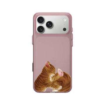 iPhone 17 Pro Max Clear (相機按鈕) 晶醺玫 - Nyangsongi - 擁抱