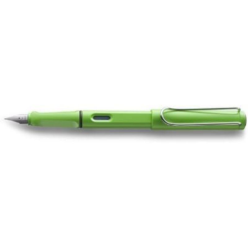 LAMY ラミー 万年筆 F 細字 サファリ グリーン L13GN-F 両用式 正規輸入品