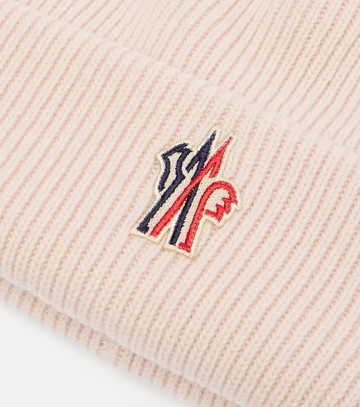 Moncler Logo virgin wool beanie