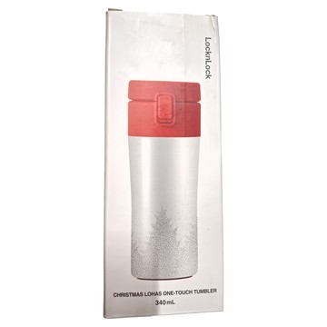 LocknLock 樂扣樂扣 聖誕樂活一鍵式彈跳保溫杯  聖誕樂活  340ml  1個
