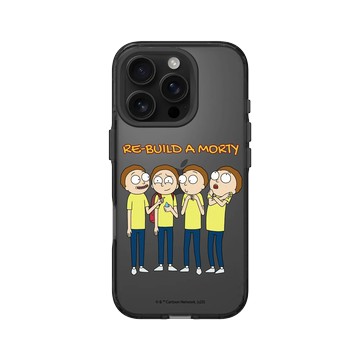 iPhone 16 Pro Clear 酷墨灰 - 瑞克和莫蒂 Rick and Morty - 建造一個莫蒂