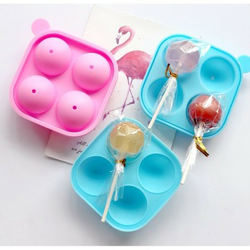 【嚴選&現貨】送棒棒糖棍 棒棒糖模 4/12/20連孔矽膠模 球型棒棒糖模 手工皂模 巧克力模 製冰盒 果凍盒 蛋糕模