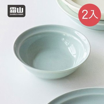 日本霜山 日系簡約風陶瓷餐碗/甜點碗-14.4cm-2入-多色可選