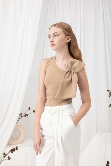 蝴蝶結細節背心