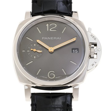 PANERAI 沛納海 PAM01552 Luminor Due 自動上鏈皮帶表x炭黑面x42mm