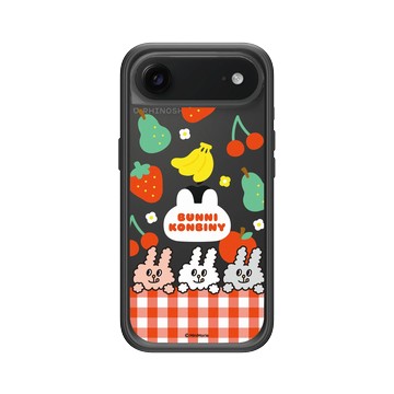 iPhone Air Mod NX -邊框背蓋組合 (相機按鈕) 黑 - Bunni Konbiny - Bunni Konbiny 水果派對
