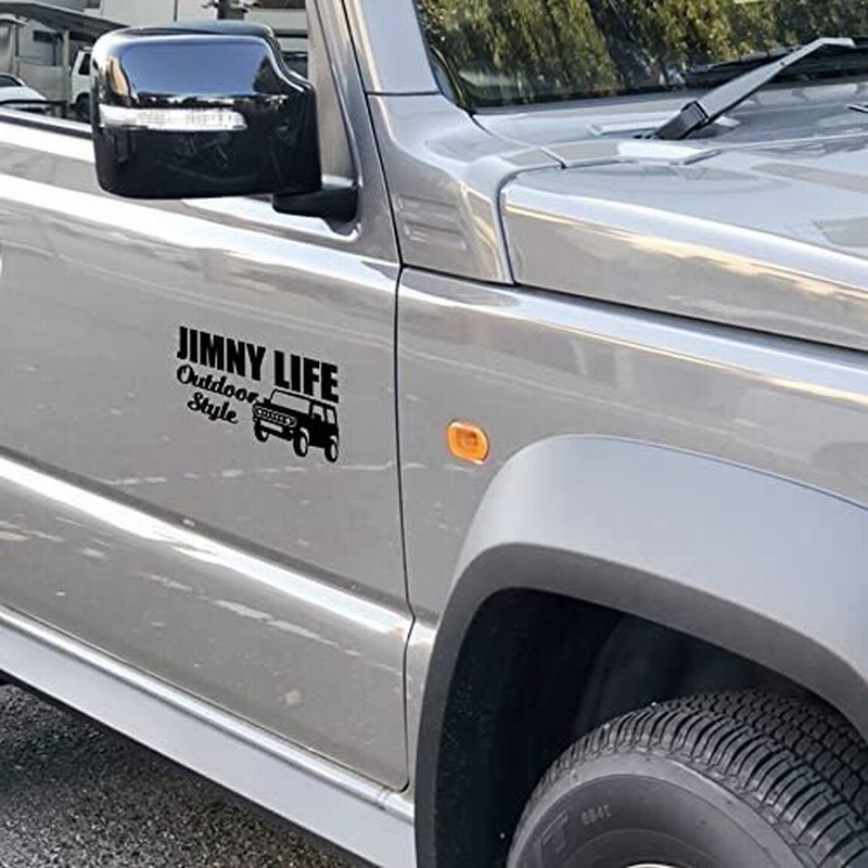 Kaimiru スズキ Jimny ジムニー シエラ 4wd バン 汎用 車 ステッカー デカール シール アウトドア オフロード 白 K 24 通販 Lineポイント最大0 5 Get Lineショッピング