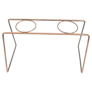 良瑞軒有限公司 兩孔咖啡手沖架 不鏽鋼材質  古銅色  1個