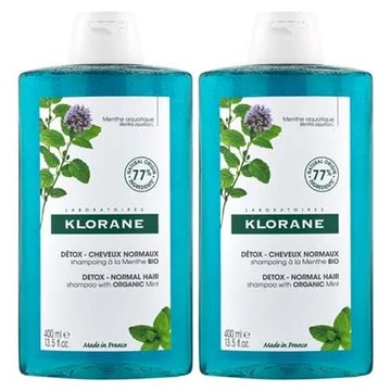 KLORANE蔻蘿蘭 頭皮淨化涼感洗髮精 (2入組)