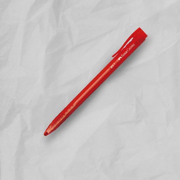 Faber-Castell RX-5 0.7mm 酷溜原子筆-紅一盒(原廠正貨)