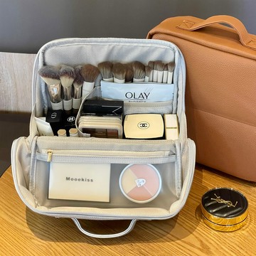 特價💡立式化妝包2026新款分區大容量便攜化妝品 手提旅行防水外出洗漱包 防水收納包 收納袋 化妝包大容量 洗漱包 8Z