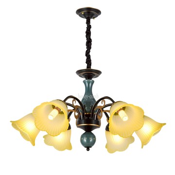 歐式鄉村風吊燈六燈(BL50582)