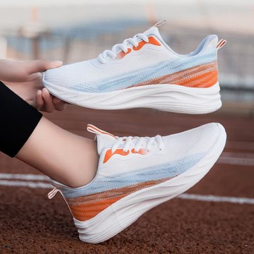 時尚款女鞋軟底透氣不累腳網面鞋輕便運動鞋學生跑步鞋防臭單鞋