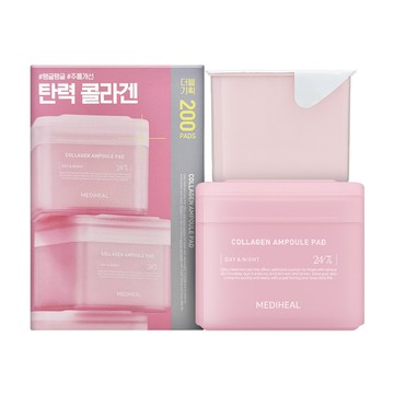 【NG良品】MEDIHEAL 調理化妝棉片 100片+100片補充包 #膠原蛋白(粉)