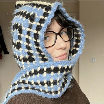 🔥熱銷🔥手工編織ins祖母花片帽子圍巾毛線鉤針diy材料女友圍脖送女友勾針材料包 手作diy 冬季保暖 自製帽子