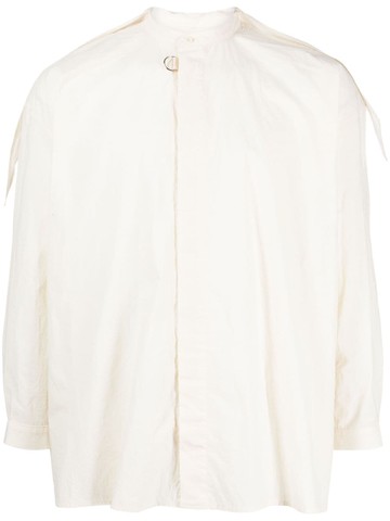 Toogood - Fishermans panelled cotton shirt - women - Cotton - S - Neutrals