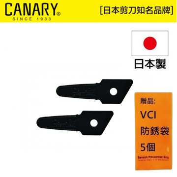 【日本CANARY】紙箱小子-不粘膠替刃-物流君專用-2入組 雙面刀刃 可自由的使用任何一面