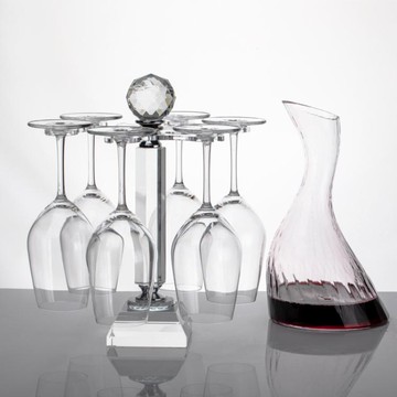 醒酒器歐式家用紅酒杯醒酒器套裝水晶玻璃菱形紅葡萄酒杯起泡酒杯香檳杯 99購物節