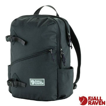【Fjallraven 北極狐】Vardag Backpack 17L 復古日用背包.筆電背包_23200300-037 煤炭黑