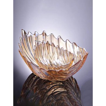 水晶玻璃水果盤家用客廳果盤2025新款輕奢高檔高端大氣高顏值網紅