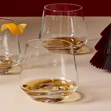 【ELLESHOP】生日禮物、男生禮物 、父親節禮物🎁 RITZENHOFF-威士忌酒杯-環底鑽石