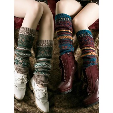 韓版加長堆堆襪女羊毛襪套靴套襪秋冬加厚保暖腿套護腿過膝襪靴套
