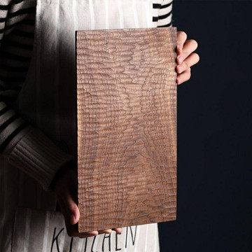 簡約黑胡桃木幹泡茶盤實木手作天然木質茶臺簡約木制託盤手工雕刻托盤