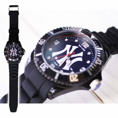 ヤンキース 腕時計 アナログ ウォッチ シリコン MLB NY NEW YORK  