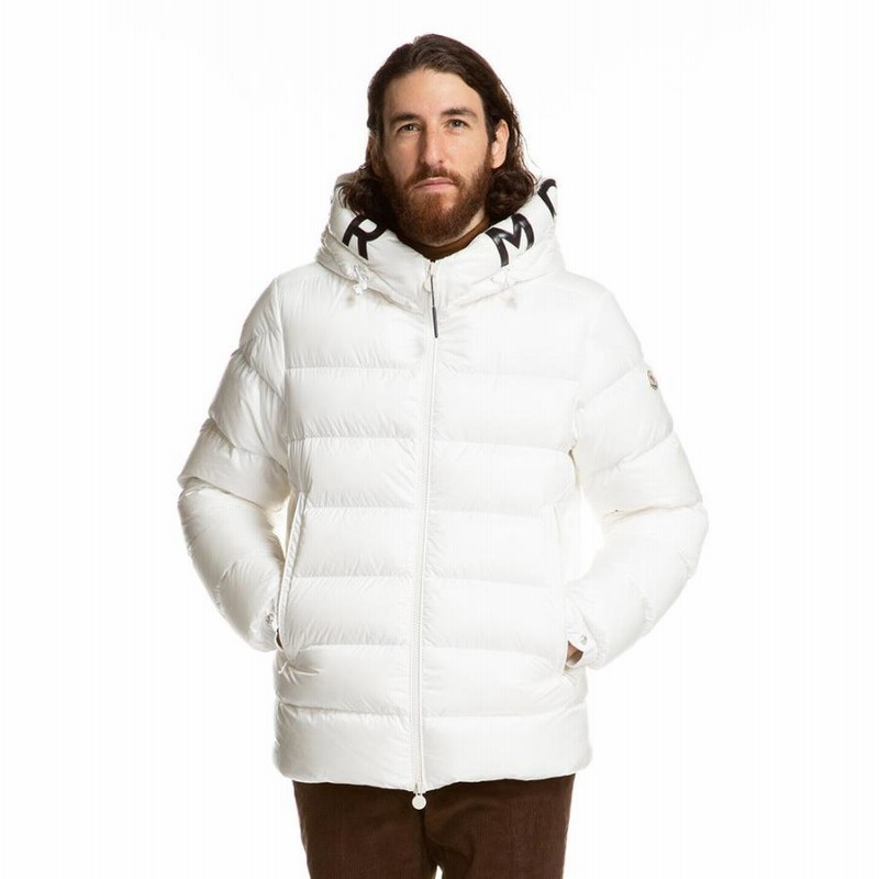 輝い MONCLER メンズ モンクレール ダウンジャケット フード ロゴ ジャケット・アウター