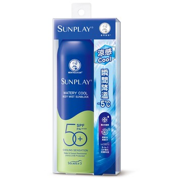 曼秀雷敦 Sunplay防曬噴霧酷涼清爽 SPF50+ PA++++ 戶外活動適用  165ml  1罐
