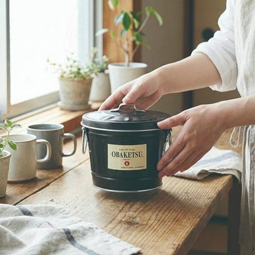 日本 OBAKETSU 手工製多功能迷你桶 1L  收納 花盆