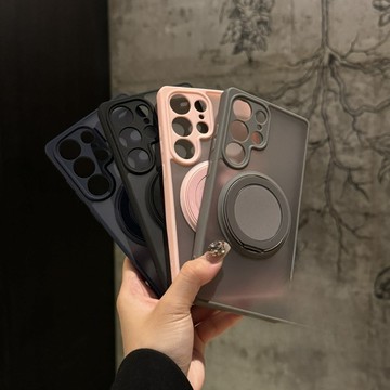 冰晶膚感 磁吸手機殼 適用 三星 S25 Edge S24 S23 Ultra A56 A55 A35 A25 支架殼