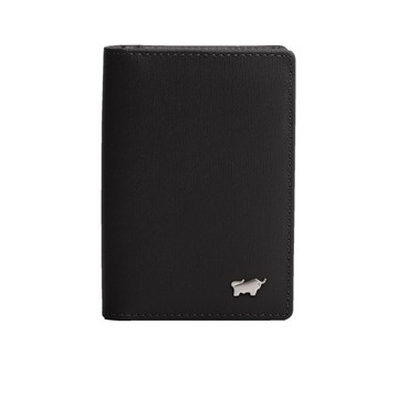 BRAUN BUFFEL 台灣總代理 HOMME-M 4卡名片夾-黑色/BF306-402-BK