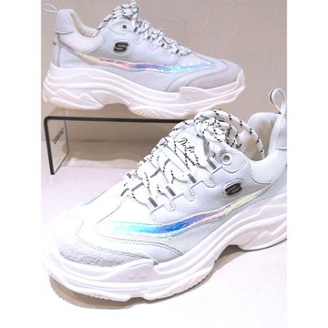 卡迪高2024真皮女鞋薄網老爹鞋松糕底單鞋慢跑鞋圓頭運動休閑鞋子