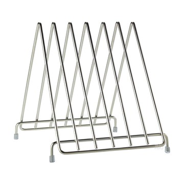 砧板架 不銹鋼廚房置物架 商用塑料砧板架菜板架酒店案板菜墩板架1入