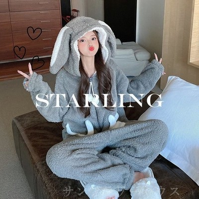 ルームウェア 着ぐるみ パジャマ 安い 大人 オールインワン もこもこ レディース 部屋着 可愛い うさぎ 部屋着 寝巻きゆったり 暖かい 韓国風 通販 Lineポイント最大get Lineショッピング