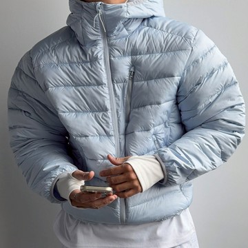 【Metanoia】韓國設計 輕便仿羽絨連帽保暖外套