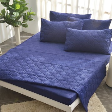 Pure One 防水枕頭套保潔墊 聚酯纖維  陽光寶藍  45 x 75cm  床墊套 + 枕套組