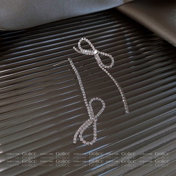 你是我的榮耀明星同款耳釘甜美超仙不對稱蝴蝶結流蘇獨特耳墜女潮