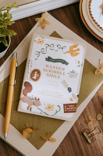 空白護照筆記本-花開午茶時刻(沐綠)