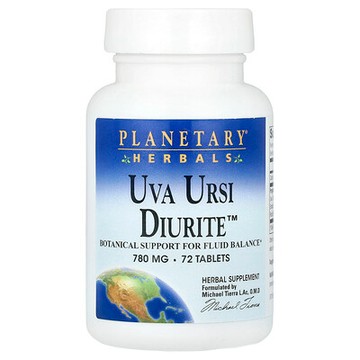 Planetary Herbals, Uva Ursi Diurite™，72 片