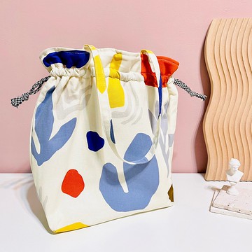 手工束口包  肩背包/側背包/帆布包