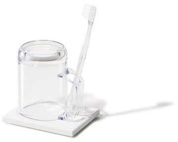 日本 Like-it 可瀝水漱口杯及吸水珪藻土杯墊組