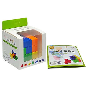 Cublo 磁性索瑪立方體  橘 黃 藍 紫 靛 紅 綠  1個