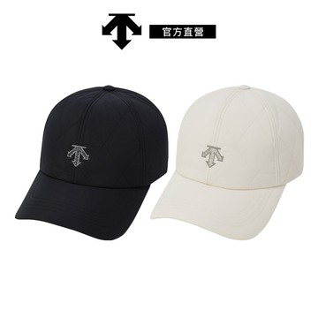 【DESCENTE 迪桑特】中性 菱格保暖棒球帽 老帽 運動帽-兩色可選 現貨