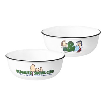 Corelle Brands 史努比 75周年紀念款473ml韓式湯碗兩入組