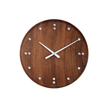 FJ Clock Finn Juhl 時鐘（柚木、25 公分）